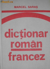 Dictionar Francez - Roman - Marcel Saras foto