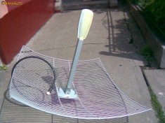 CALAMP - PG24 Antena 2,4GHz CALAMP (California Amplifiers) PG24 Parabolic Grid 24 dBi Standard-N Male foto