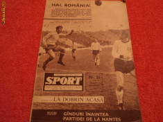 Revista SPORT nr.23 decembrie 1967 foto