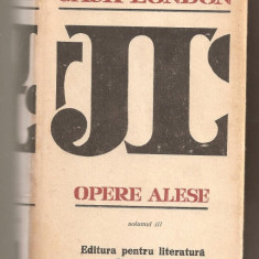 (C656) OPERE ALESE DE JACK LONDON, 3 VOLUME