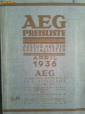 AEG Compania Generala de Electricitate foto