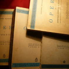 A.Macedonski - Opere - 4 volume -1939-1944 ,note T.Vianu