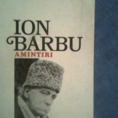 Ion Barbu Amintiri-Gerga Barbilian