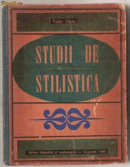 (C684) STUDII DE STILISTICA DE TUDOR VIANU, 1968 foto