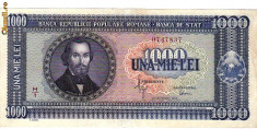 * Bancnota 1000 lei 1950 foto