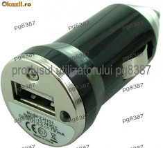 Sursa de alimentare,incarcator USB 12/24 V -5 V / 700 mA -USB-3086 foto