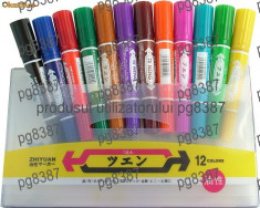 Set 12 markere - diferite culori-113449 foto
