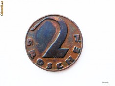 AUSTRIA 2 GROSCHEN 1927 **