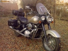 vand (sau schimb cu auto) Kawasaki Drifter (Indian) 800 cm din 2000, stare f. buna+ multe extra: atas(!),3 genti, aparatoare vant, crashbar.etc. foto
