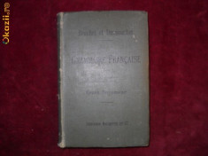 Cours de grammaire francaise (1894) foto