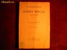 Conferences de clinique medicale (quatrieme serie) - Louis Ramond (1926) foto