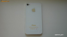 Carcasa Capac Spate Apple iPhone 4S White Original foto