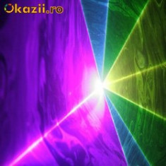 Laser RGB, rosu, verde, albastru 400mW rgb, Laser cu 7 culori, DMX, pentru club, discoteca, dj, pub, lumini disco, full color, laser dj, show laser foto