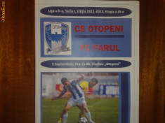 program fotbal FC OTOPENI- FARUL CONSTANTA foto