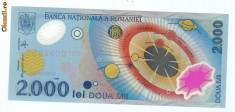 ROMANIA BANCNOTA 2000 LEI 1999 foto