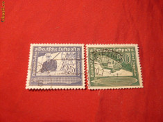 Serie- 100 Ani Zepeline 1938 Germania naz. ,2val.stamp. foto