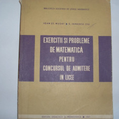 Exercitii si probleme de matematica pentru concursul de admitere in licee C TIU