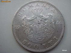 Moneda de argint - 500 lei foto