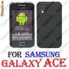 CARCASA Samsung Galaxy ACE S5830 - AIR MESH - CARCASA MESH Samsung Galaxy ACE S5830 - CARCASA POLICARBONAT NEGRU - MODEL 2012 foto