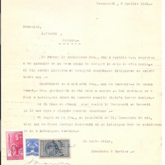 116 Document vechi fiscalizat-8apr1940 - Josefshon&amp;Zentler SINC,Bucuresti, catre J.Nourik,Braila -referitor la arbitrajul lui Lowensohn