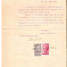 120 Document vechi fiscalizat-4aug1941-BRAILA ,comuna Nedelcu Chercea, motor