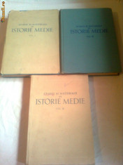 STUDII SI MATERIALE DE ISTORIE MEDIE 3 vol.( vol.1+2+3 ) - editie completa ~ BARBU T. CAMPINA foto