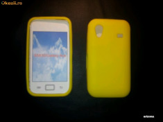 Vand husa silicon protectie Samsung Galaxy Ace S5830 bonus folie ecran foto