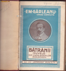 EM. GARLEANU - BATRANII ( 1928 - EDITIA A IV-A ) foto