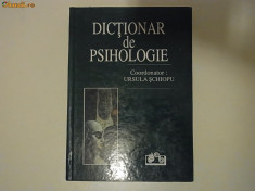 Dictionar de psihologie - Ursula Schiopu foto