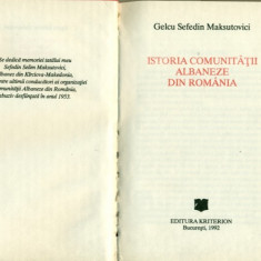 Istoria Comunitatii Albaneze din Romania- Gelcu Sefedin Maksutovici