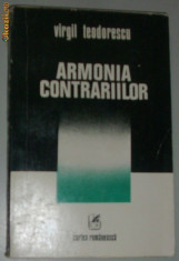 VIRGIL TEODORESCU-ARMONIA CONTRARIILOR:ESEURI/MARTURII/PARAFRAZE/REPETITII(1977) foto