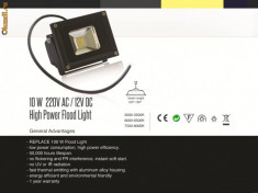 Reflector cu LED 10W exterior, ezistent la apa. foto