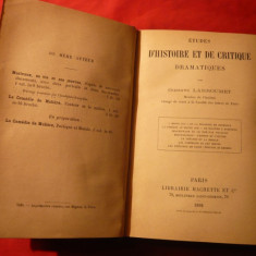 G.Larroumet- Studii de Istorie si Critica Dramatica -Prima ed.1892