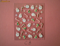 Sticker -nail art--IARNA/CHRISTMAS--C3 foto