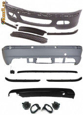 KIT EXTERIOR M tehnic / set bara fata + spate BMW Seria 3 E46 (1998 - 2005 ) foto