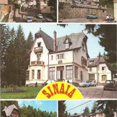 CPI (B359) SINAIA, STR. 30 DECEMBRIE, HOTEL INTIM, VILA CAMELIA, VILA BRANDUSA, HOTEL SILVA, I. P. SIBIU, EDITURA MERIDIANE, CIRCULATA 1988