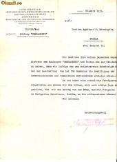 197 Document vechi in germana -26mar1935,Wien -Continentale Motorschiffahrtsgesellschaft Amsterdam, catre Dumitru Agudimos P.Merminghis(grec?)Braila