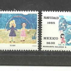 Mexic 1985 - PICTURI FACUTE DE COPII CRACIUN, serie nestampilata, B13