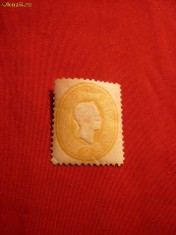 Timbru 2 Kr.1860 Austria nestamp. cu sarniera