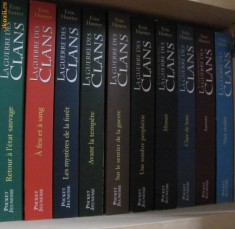 Erin Hunter - La Guerre des Clans (Warrior Cats), primele 10 volume, franceza foto