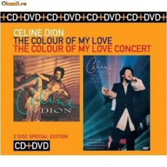 Celine Dion - Colour Of My Love &amp;amp;amp;amp; The Colour Of My Love Concert DVD + CD foto