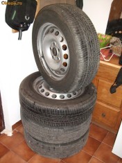 Anvelope Bridgestone B250 Ecopia vara 195/65 R15 91H + jante otel de VW foto