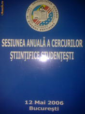 Sesiunea anuala a cercurilor stiintifice studentesti foto