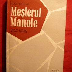 Mihai Beniuc -Mesterul Manole-Cronici si Studii Literare 1934-1957