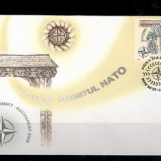 FDC ROMANIA 2008 SUMMITUL NATO - LP 1798