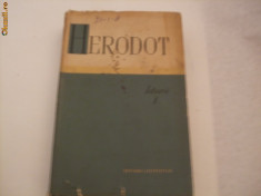 HERODOT - ISTORII *Vol. I - Editura Siintifica, 1961, 546 p. foto