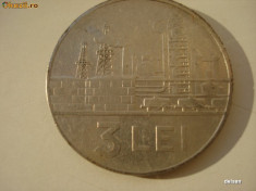 Moneda 3 lei - 1966 foto