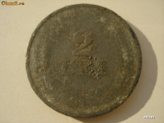 Moneda 2 lei - 1941 foto