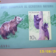Romania 1980 Anul european al ocrotirii naturii - ursoaica lp 1006