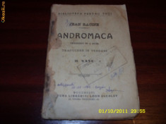 Jean Racine - ANDROMACA { carte veche } * foto